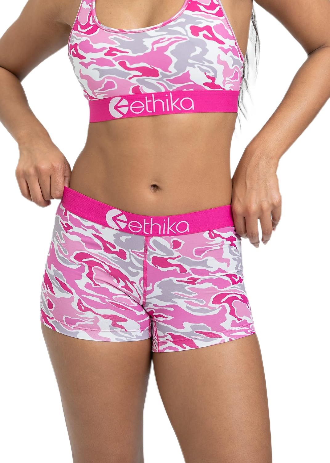 Ethika Women's Staple Boxer Brief for All-Day Comfort - Light | Staple boxer brief with stretch fit offers comfort for daily or active.