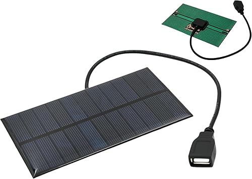 Nuevo panel solar banco de energía 1.65 W 5.5 V 300 mA USB portátil impermeable mini panel solar, para pequeños productos de batería senderismo