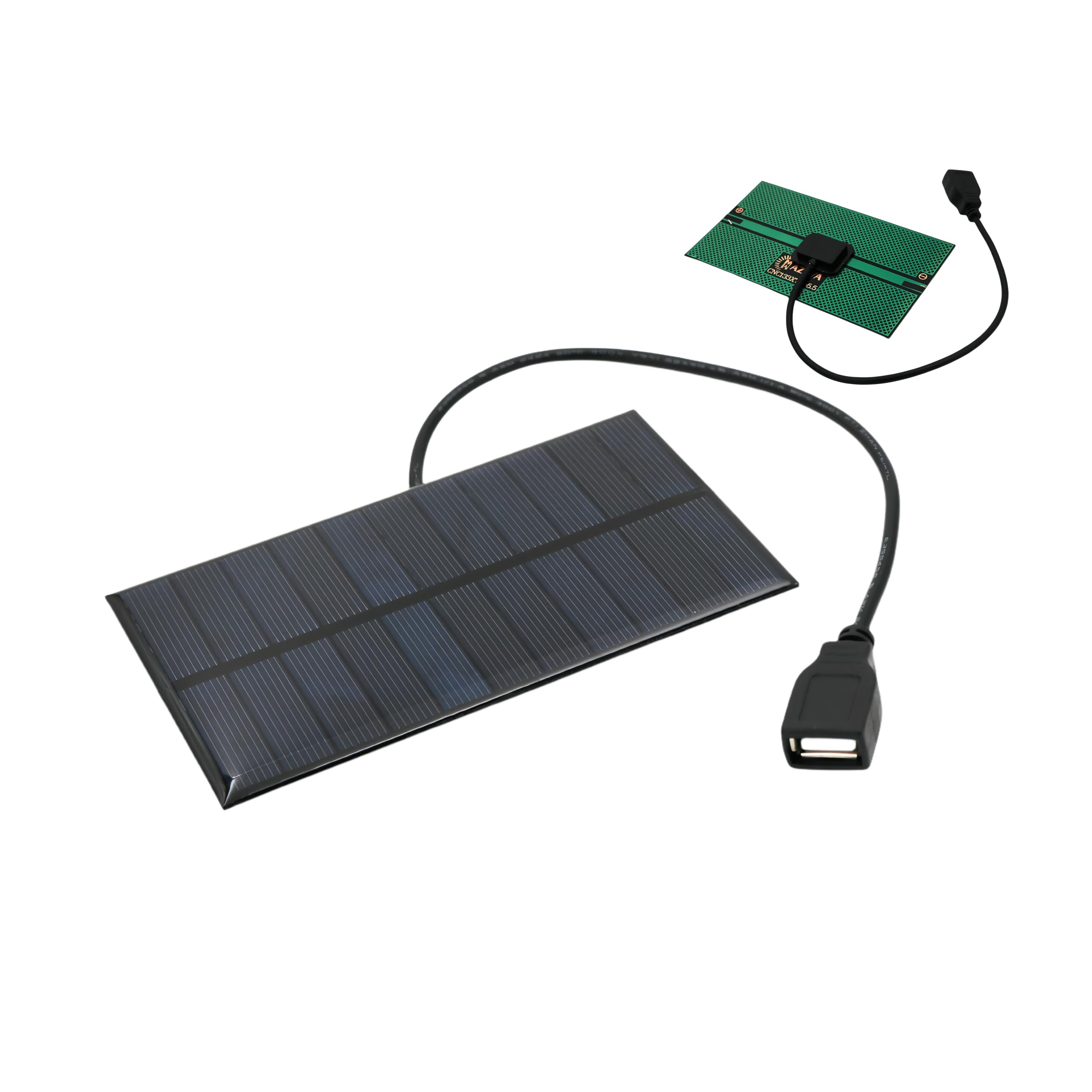 Amazon.com : New Solar Panel Power Bank 1.65W 5.5V 300mA USB