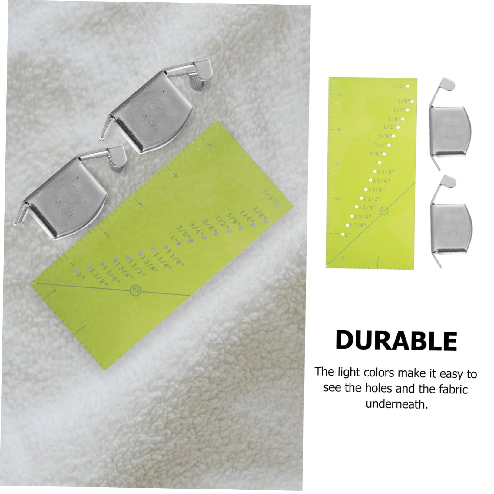 2 Set Di Pratici Strumenti Di Misurazione Delle Cuciture Righello Per Margini Di Cucitura Per Trapuntatura Righello Per Patchwork Per Cucire Tessuti Per e Precise