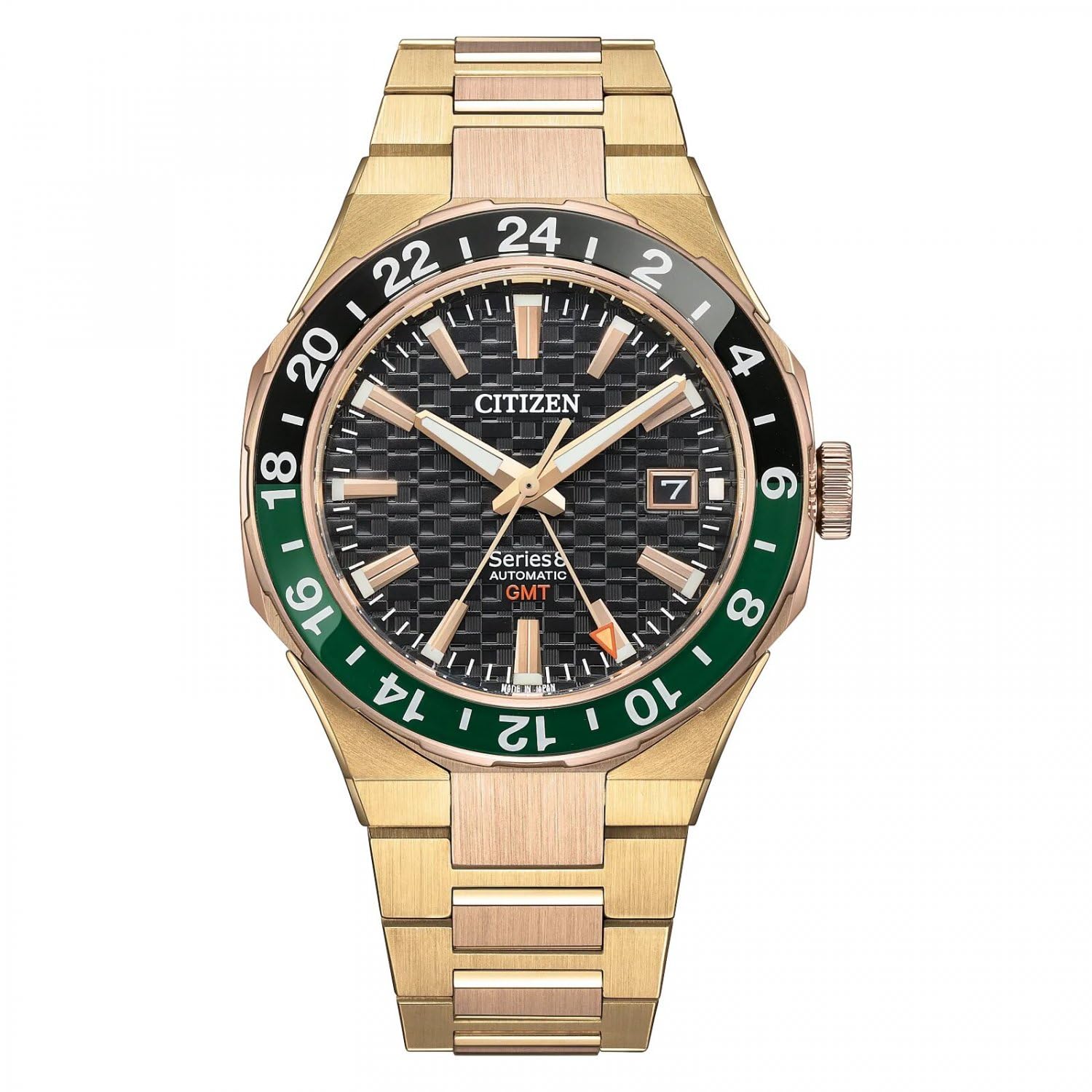 Citizen Herren-Armbanduhr Automatik Series 8 Goldfarben NB6033-51E