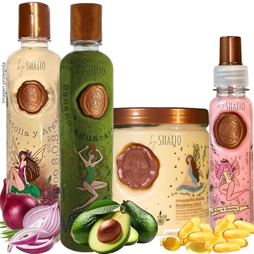 Miniatura 9 de RITUAL BOTANICO Kit 4 Crecimiento Acelerado y Ultra Reparador S.O.S Champú de Cebolla, Mascarilla para el Cabello, Acondicionador Intensivo PLEX,