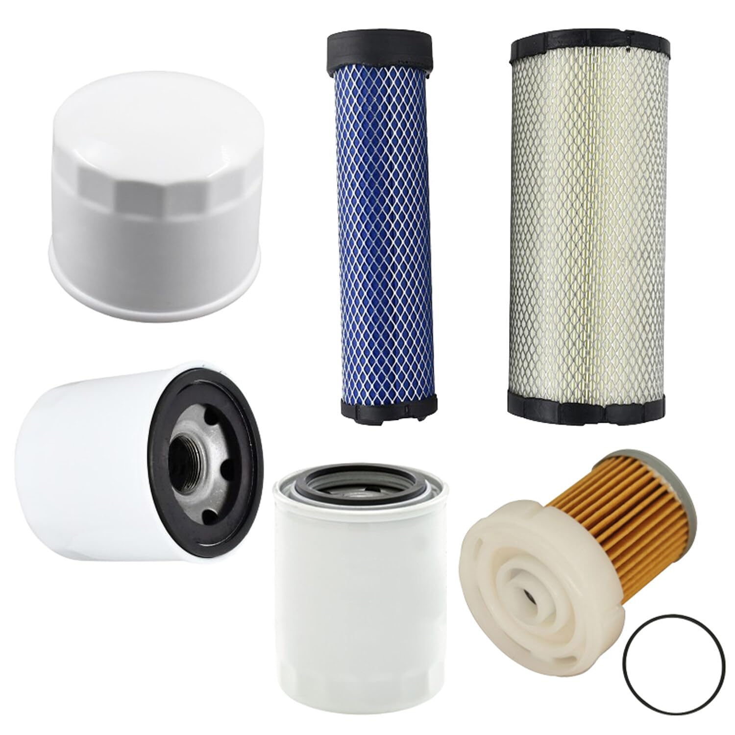 Kit de filtro de mantenimiento TA040-93230 TA040-93220 compatible con Kubota Tractor L2800 L3200 L3400 L3700SU L3800