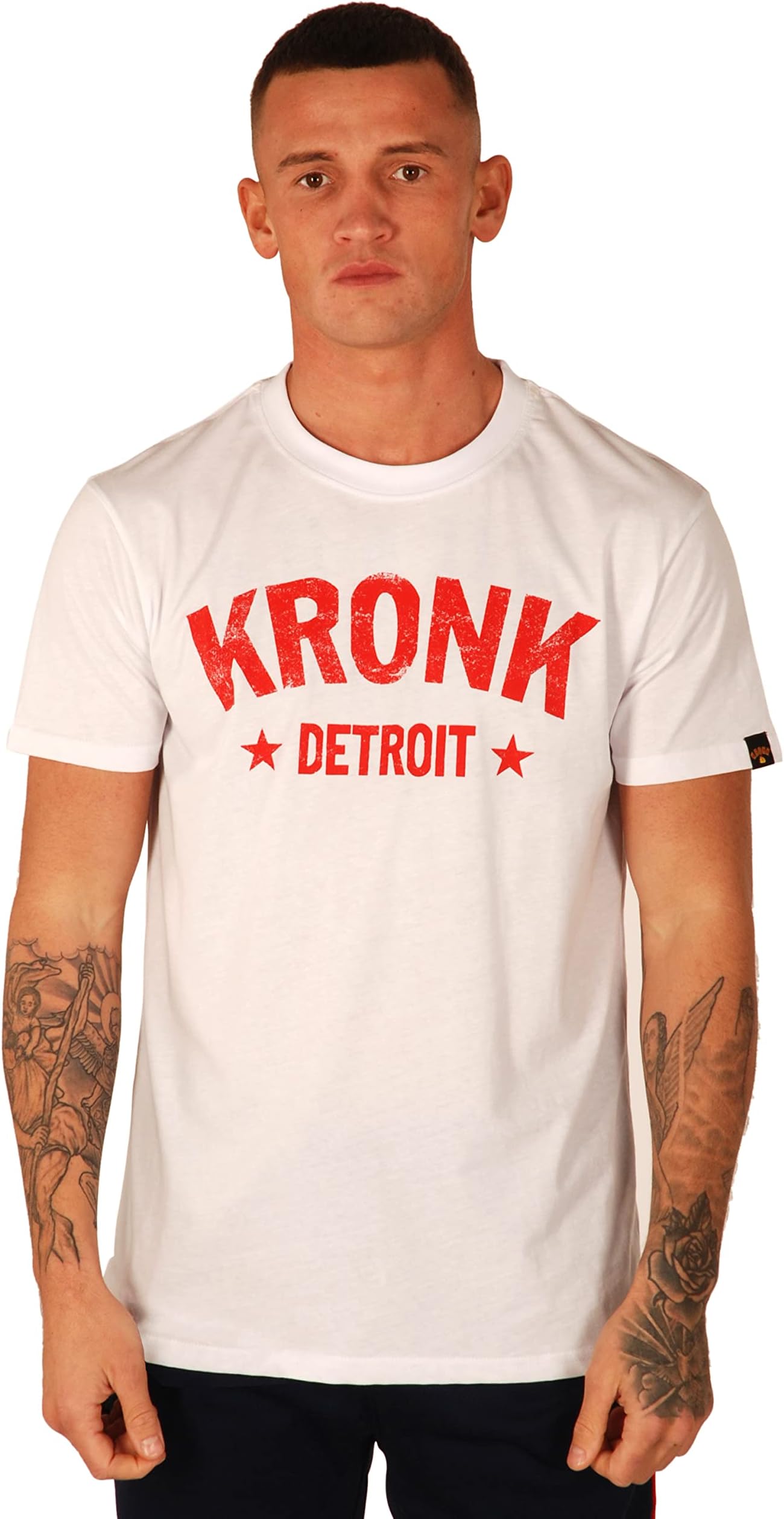 Kronk Detroit Stars Vintage Style Men's Slim fit Cotton Gym T Shirt