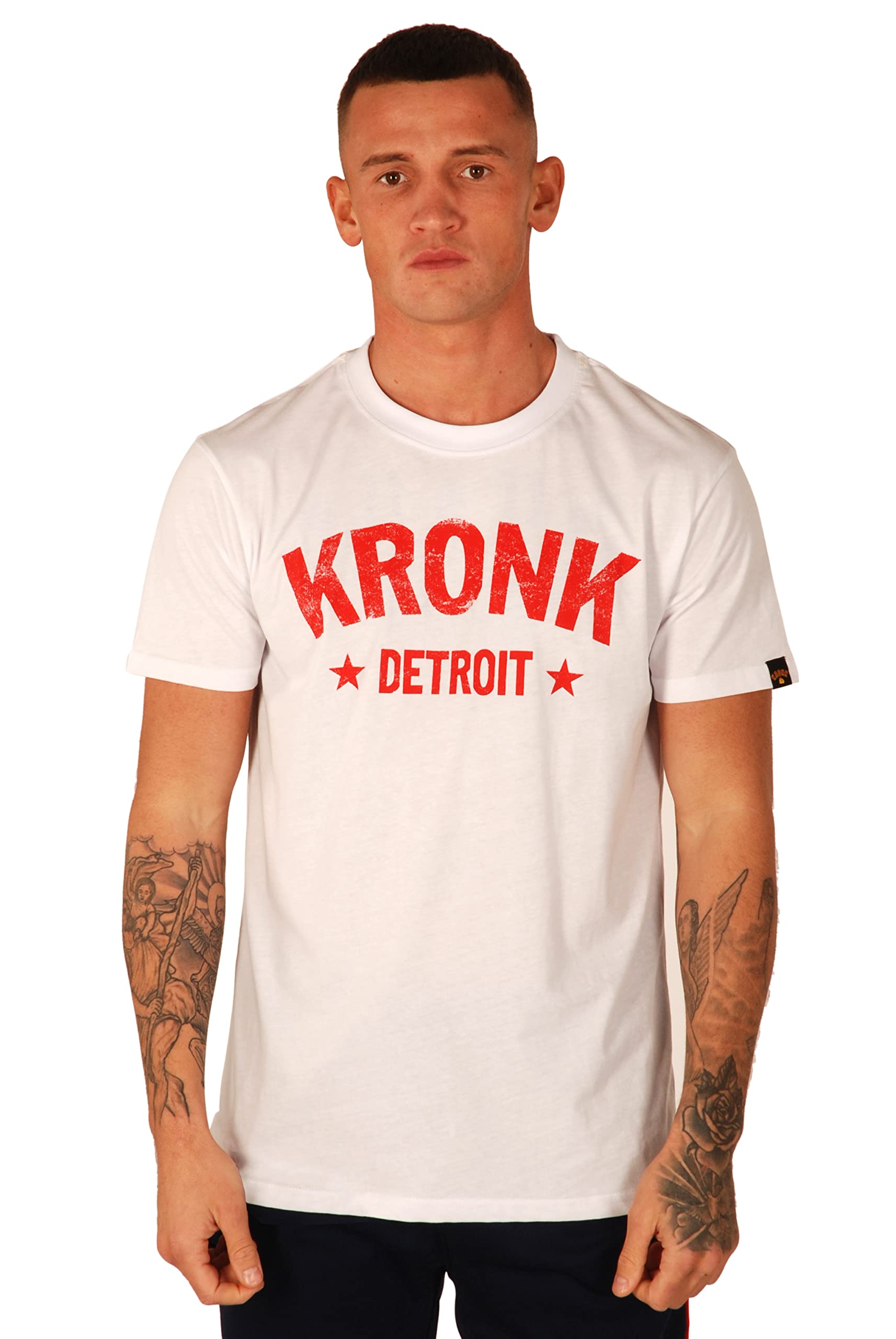 Kronk Detroit Stars Vintage Style Men's Slim fit Cotton Gym T Shirt