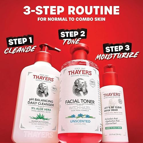 Miniatura 7 de THAYERS Tónico facial de hamamelis sin alcohol, hidratante y sin perfume con fórmula de aloe vera, vegano, probado y recomendado por dermatólogos,