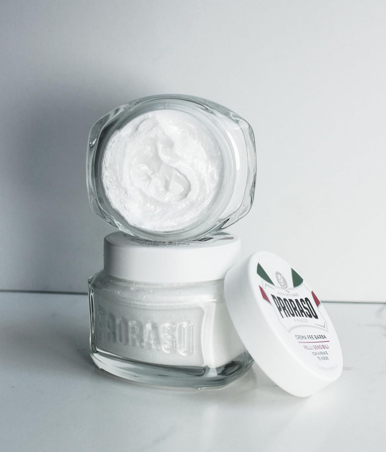 Proraso Pre Shave Conditioning Cream - Oatmeal & Green Tea - Nourishing & Gentle Formula for Sensitive Skin - Premium Italian Pre Shave Cream - 3.6oz - Image 3