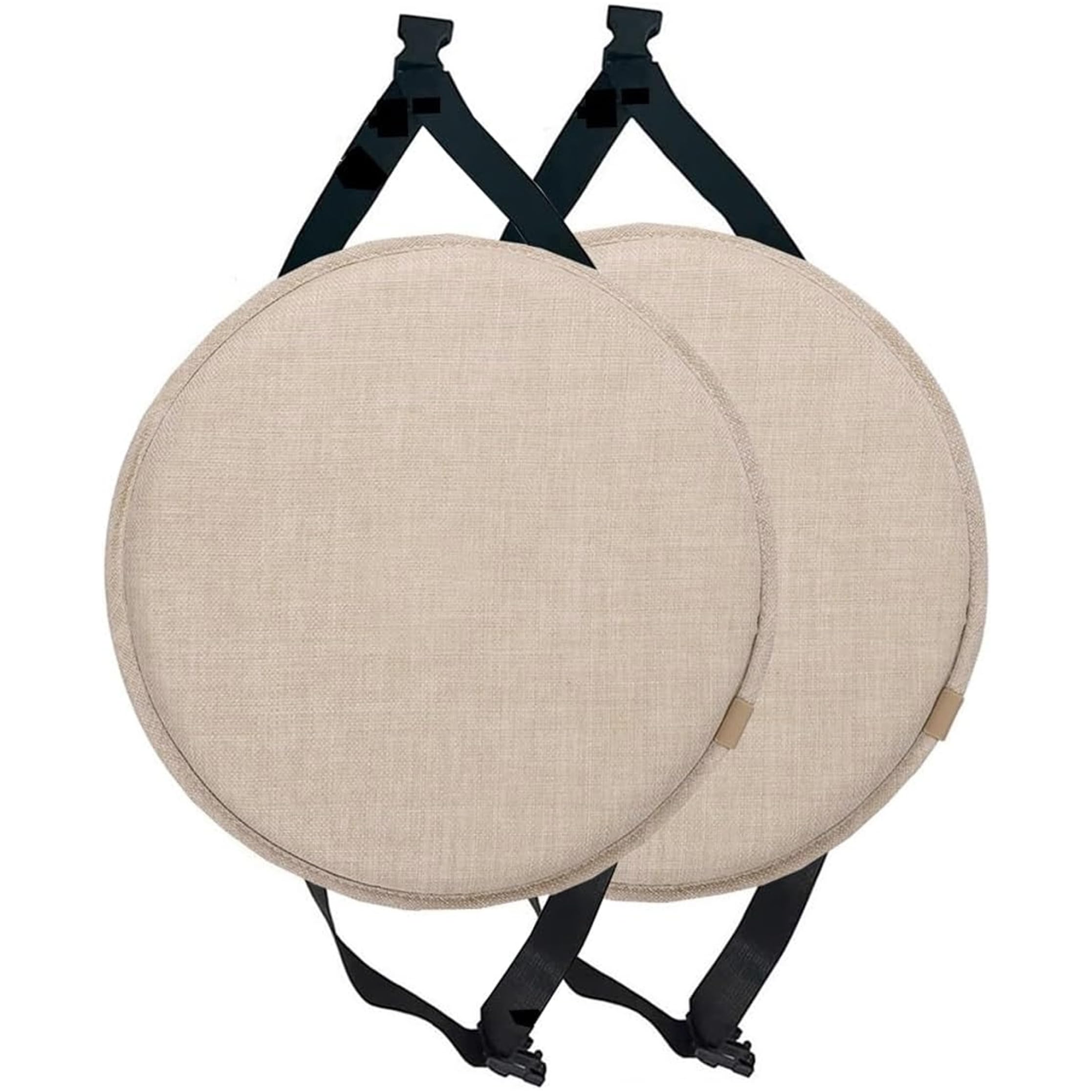 Cojines redondos para silla bistro transpirables de 15.75 pulgadas para terraza y jardin
