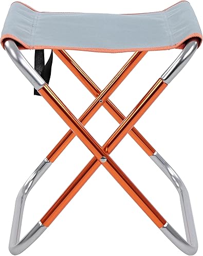Miniatura 5 de Silla de viaje plegable pequeña – Taburete plegable de 12 pulgadas, asiento de camping ligero, silla portátil pequeña