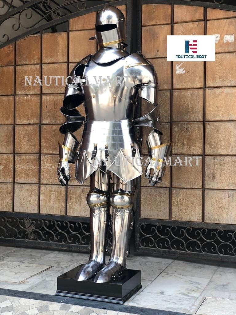 Gothic German Suit of Armor Medieval Full Body Armour - Halloween