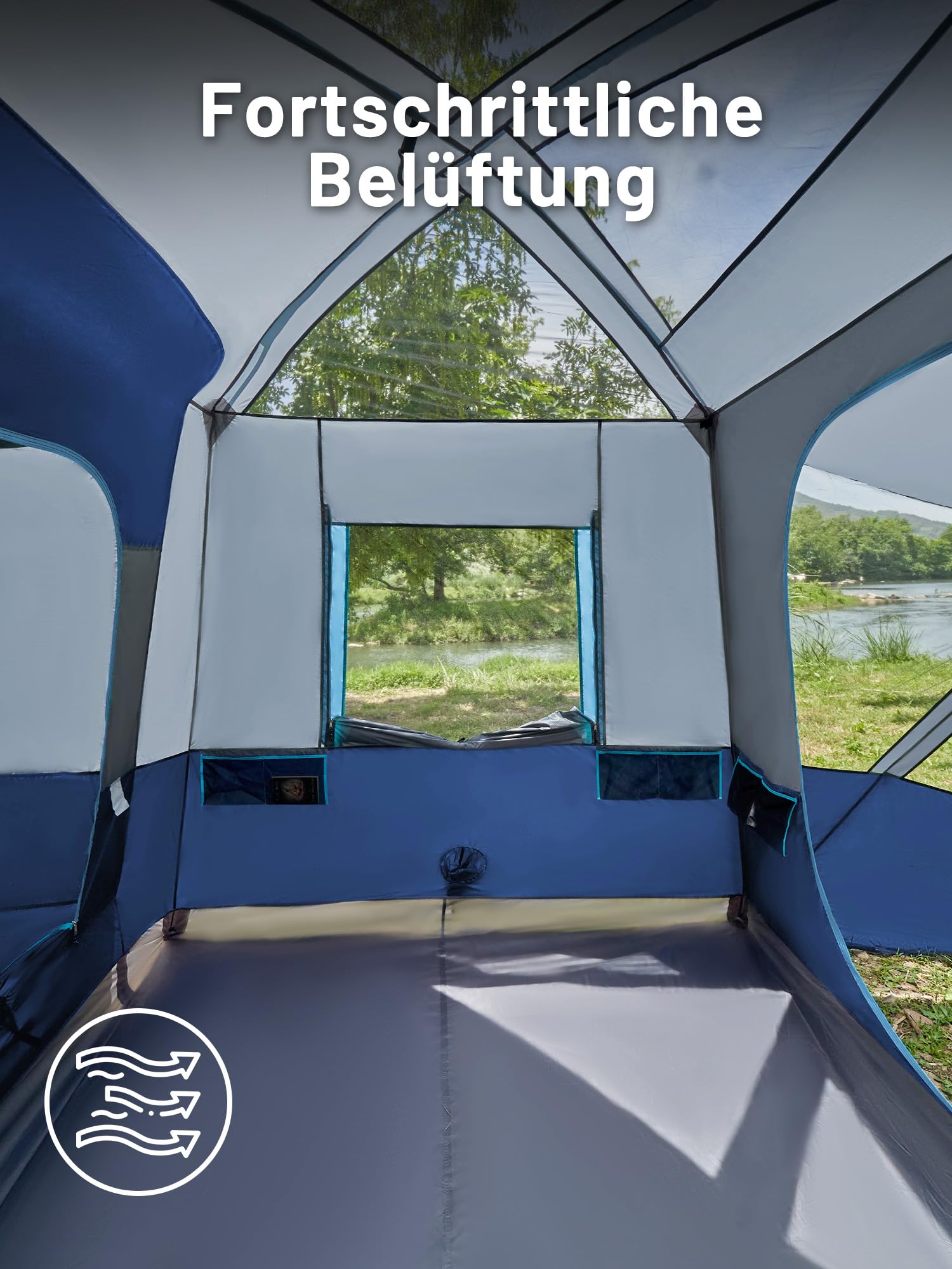Timber Ridge Heckzelt Auto 5 Personen mit Sonnensegel Autozelt Heckklappe | 397cmx305cmx220cm 3000 mm Wasserdicht Camping Zelt SUV mit Vorzelt für Wohnwagen Familie Reise