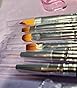 GEL PARTY GELPARTY Professional Nail Art Brush Kit – 10 Pcs Dual-Ended Nail Art Tools Set with 6 Brush & Dotting Pens, Poly Gel Tool, Nail Brush, Brush Holder & Nail Art Palette – Salon & Home Use
