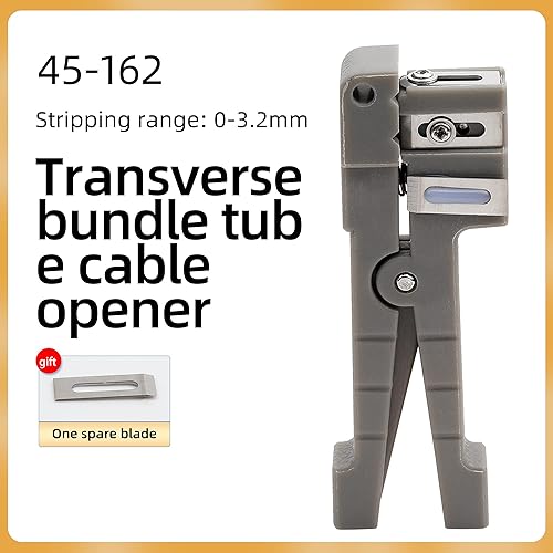 Miniatura 2 de 45-162 Pelacables de fibra óptica de fibra óptica Pelacables de cable coaxial Herramienta de corte de pelado(45-162)