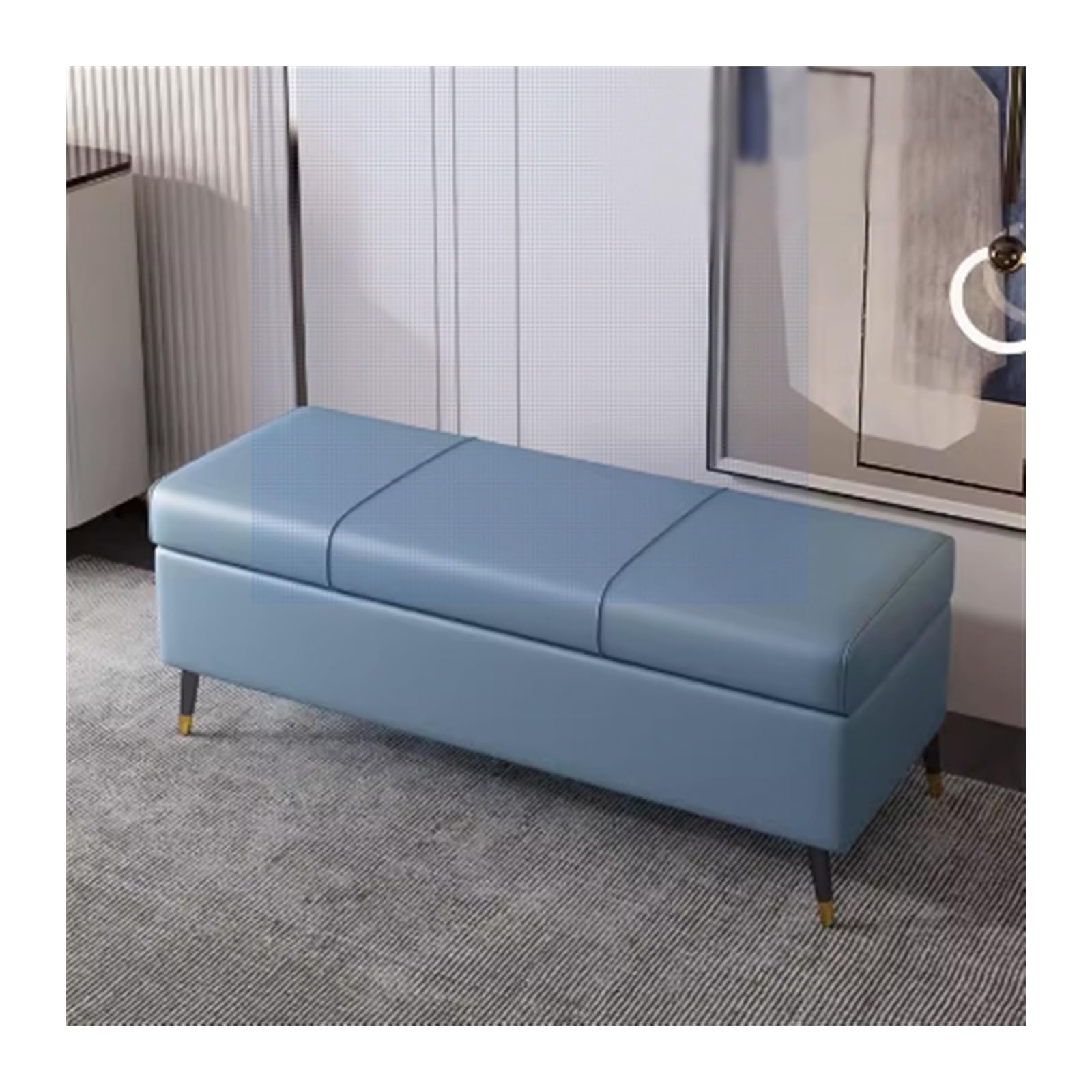 GYEQXKT Shoe Bench for Entryway, 160cm Storage Stool, Versatile for Doorway, Sofa & Bedside - Stylish and Functional Shoe Organizer for Home Use
