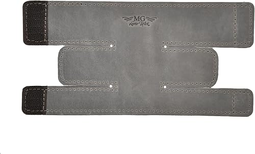 Vista 65 de Protector de válvula de trompeta de cuero genuino de protección y comodidad (guardia, negro)