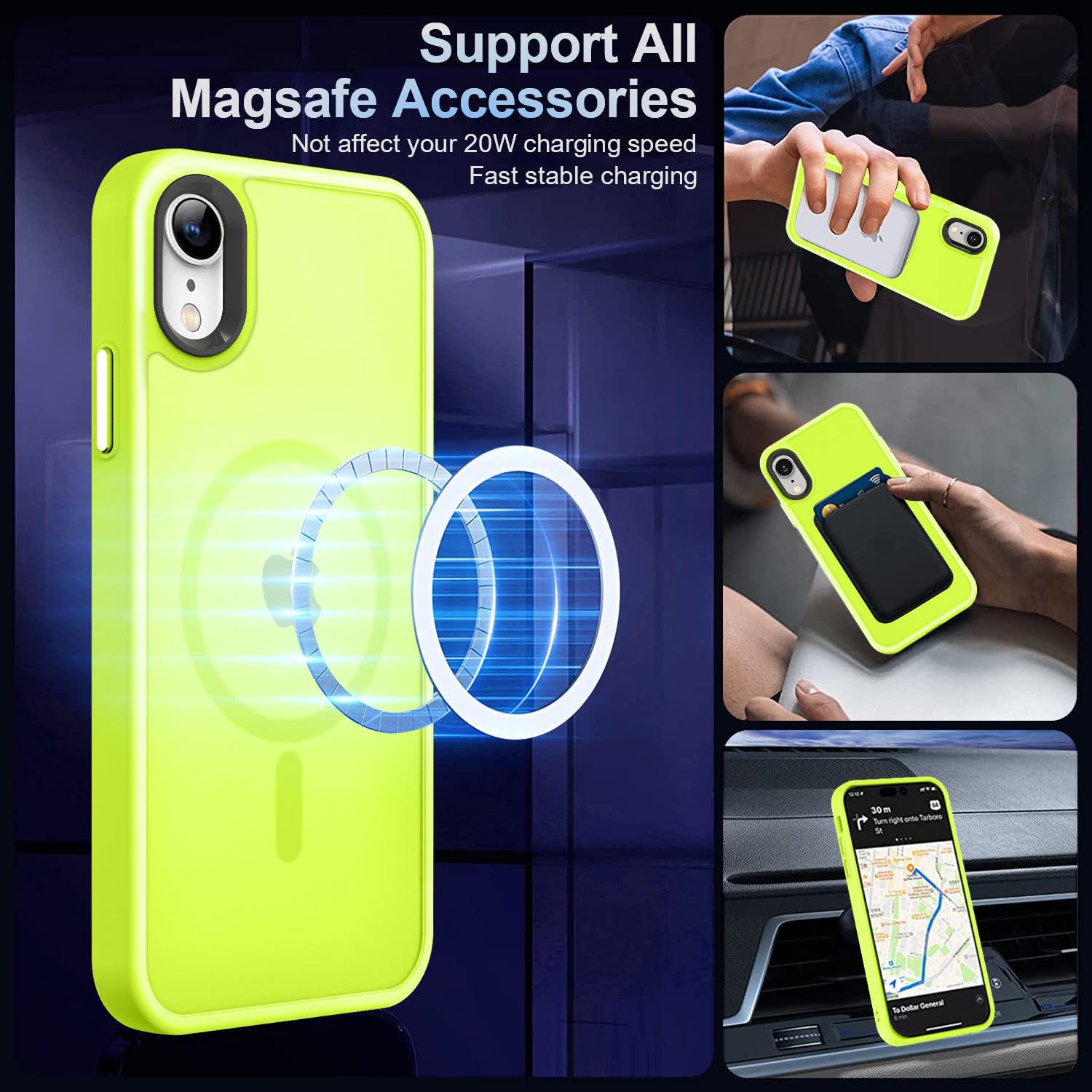 Amazon.com: MOCCA Strong Magnetic for iPhone XR Phone Case