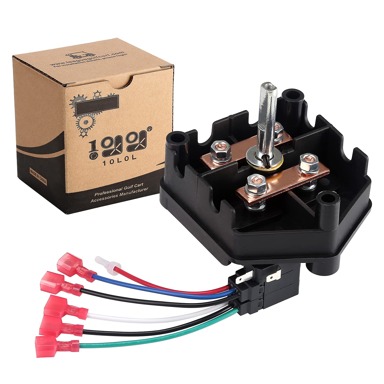 10L0LHeavy Duty Forward and Reverse Switch for Club Car DS 1996-up 48V Powerdrive System Golf Cart, OEM# 101753005 102250201 101979101 1014808 1012987