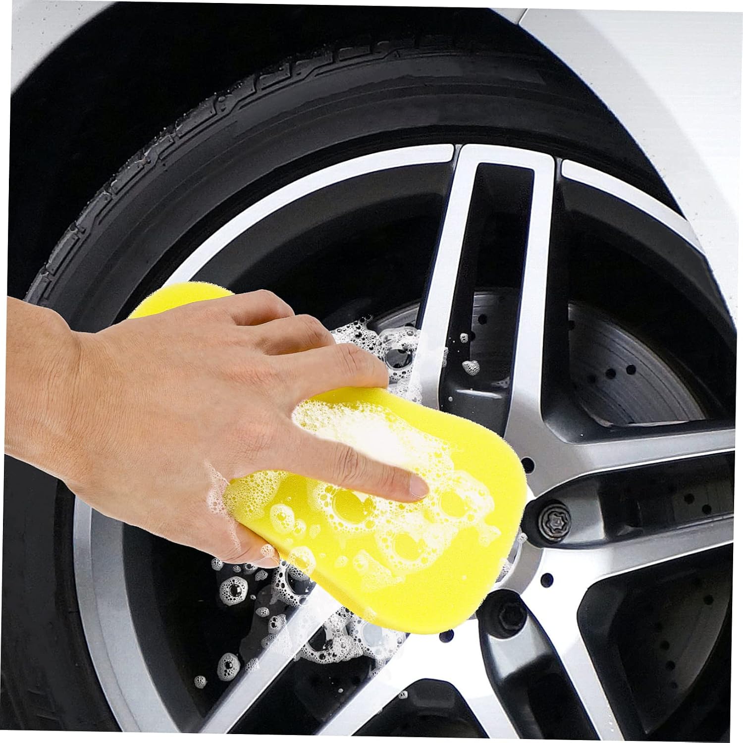 10 Pcs High Density Car Washing Sponges Multipurpose Cleaning Tools for Efficient Dishwashing Vehicle Cleaning and Household Scrubbing