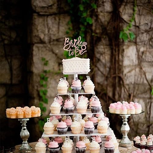 Miniatura 4 de 1 paquete de decoración de pastel de novia para ser decoración de tartas, decoración de pasteles de novia a ser, boda, despedida de soltera,