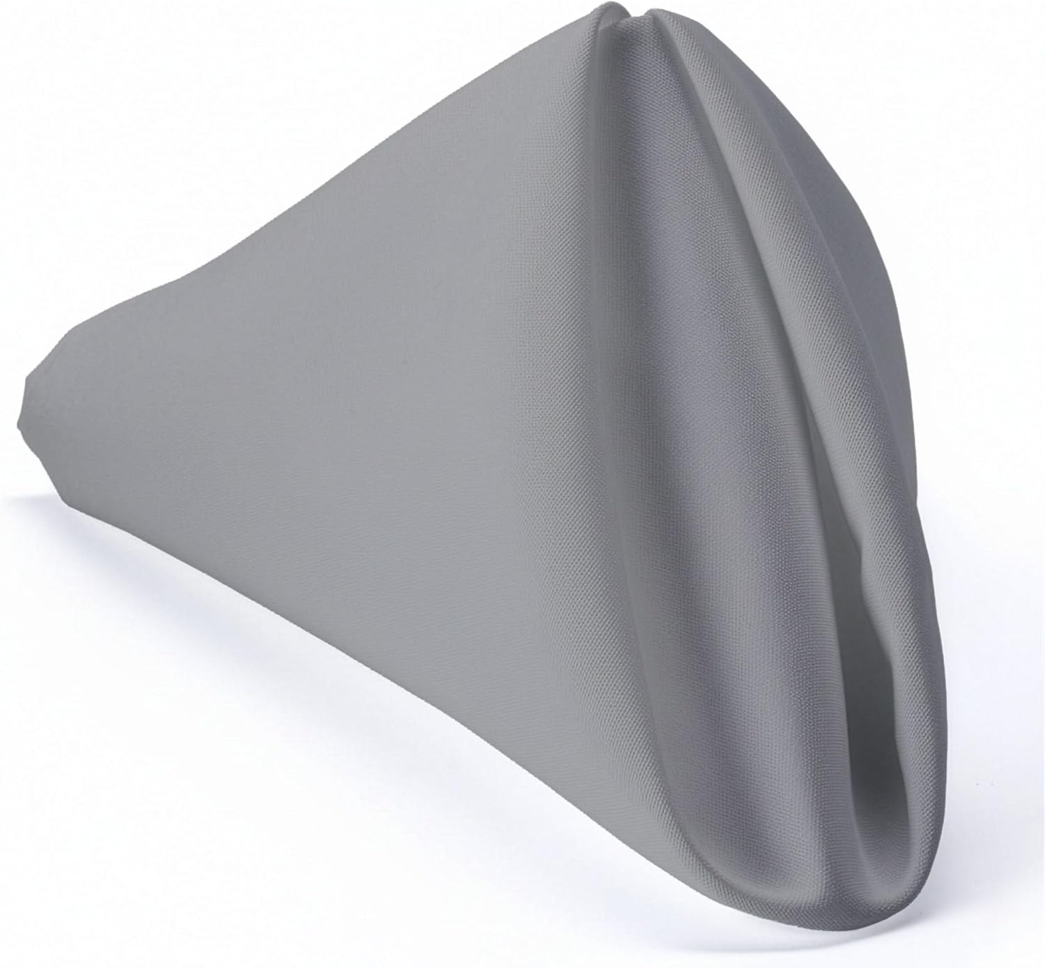 Servilletas de Tela Algodón 100% - Juego de 10 - 35.5x35.5 cm - Gris Claro