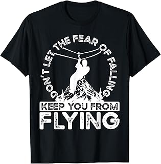 Zipliner Outdoors Adventure Extreme Sports Fun Ziplining T-Shirt