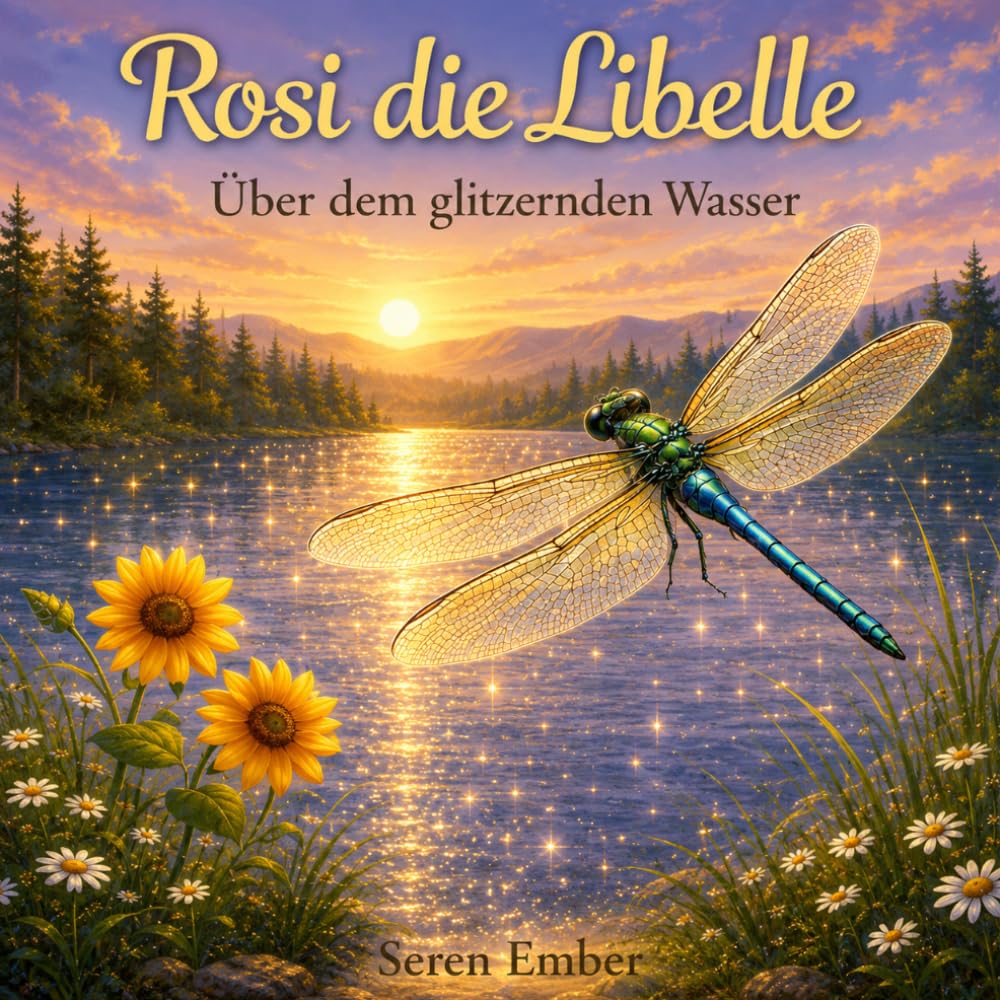 Rosi die Libelle: Über dem glitzernden Wasser