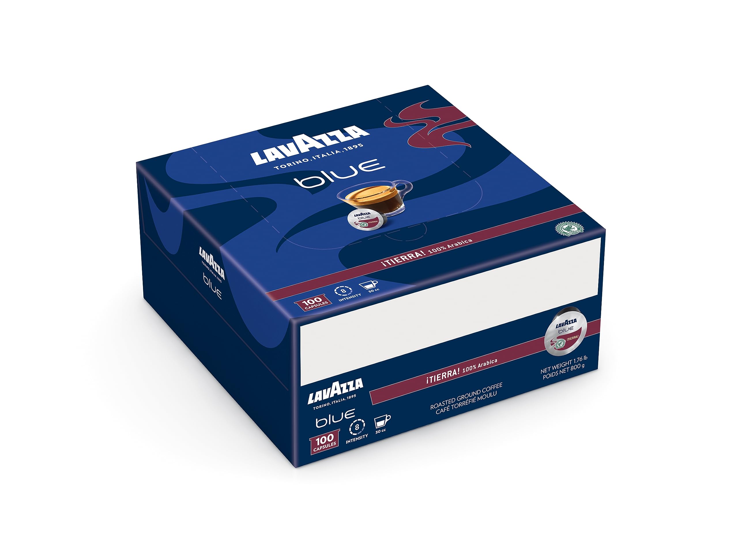 Caffe.com - Lavazza(R) Oryginalne kapsułki do kawy Lavazza Blue ¡Tierra! - 100 kapsułek