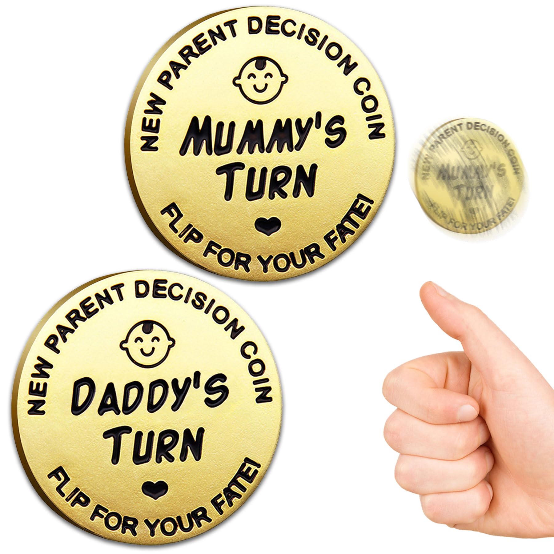 Funny New Parents Decision Gift,Pregnancy Gifts New Dad Mom Gifts,New Parents Gifts for Couples Halloween Thanksgiving Christmas