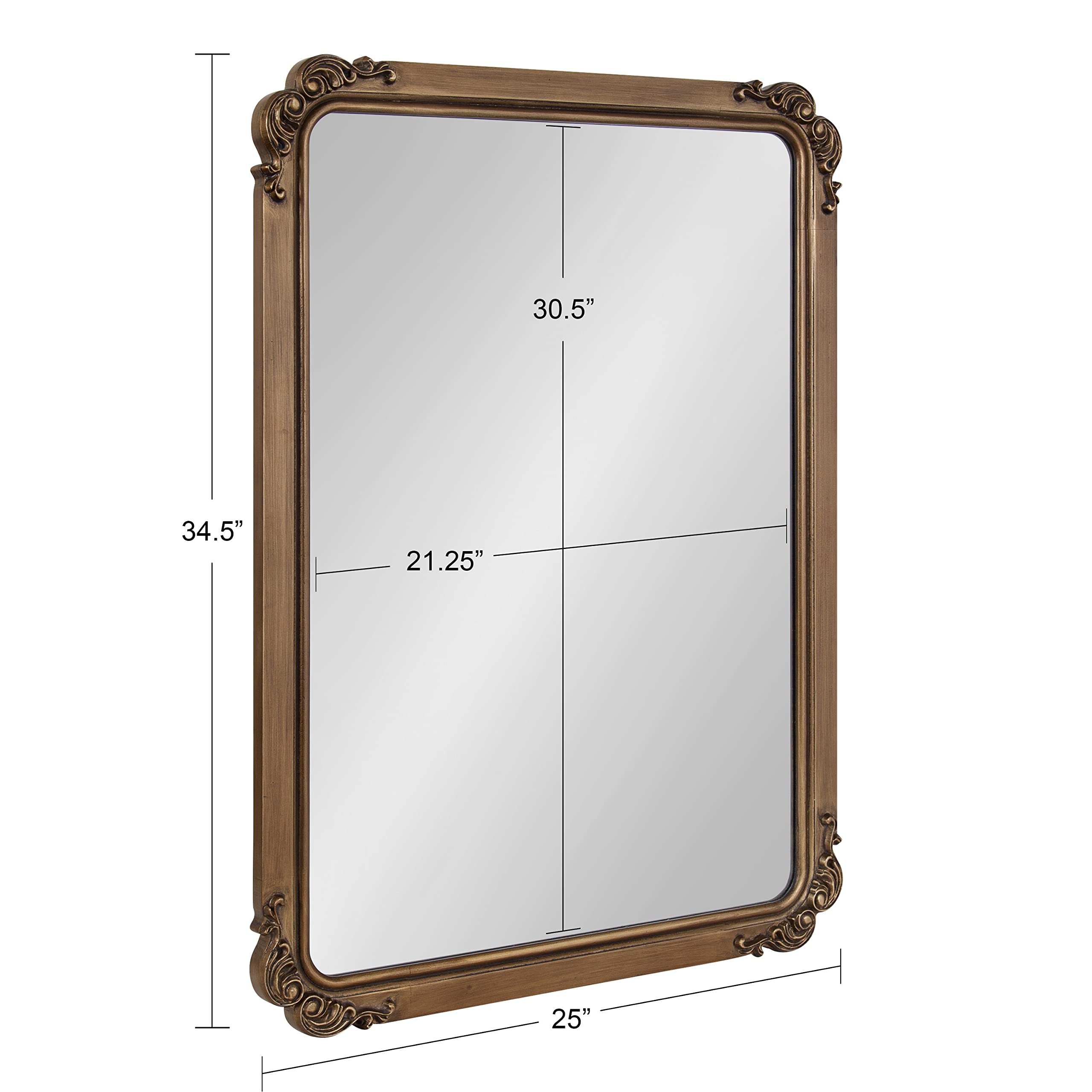 鏡 Wall Mirror Betsy Frame l KareDesign Kare Design Mirror Betsy Frame Metal 165x55 - buy at Galaxus