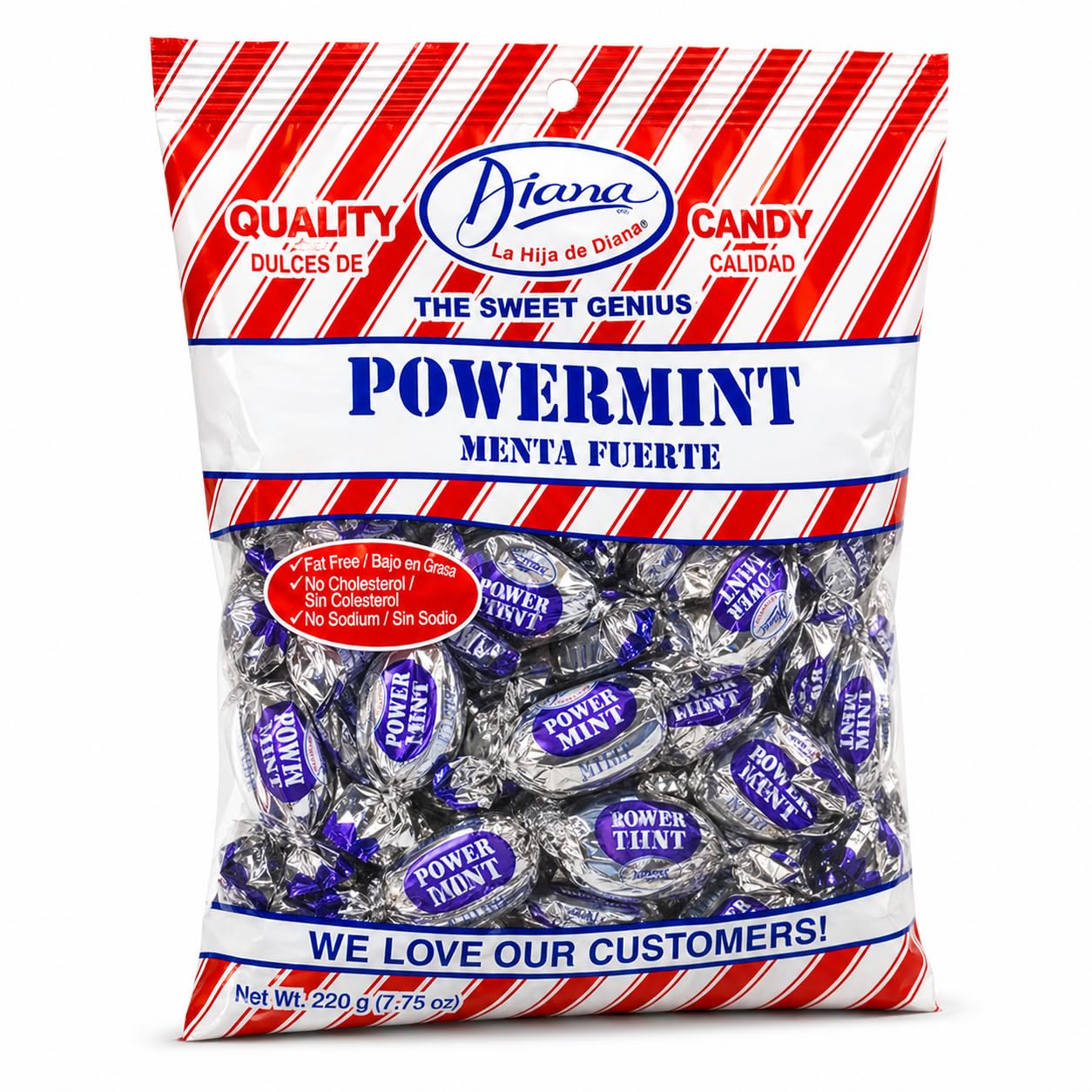Amazon.com : Diana Power Mint - Powerful Breath Mints Individually
