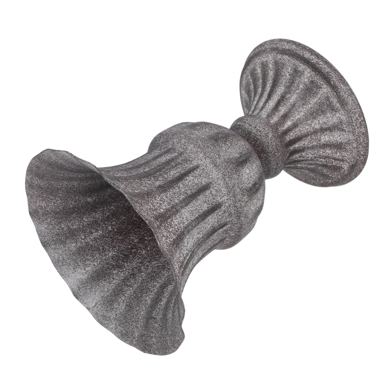 GLEAVI Jarrón Cementerio de Hierro Vintage para Flores Maceta Decorativa para Nichos y Tumbas Portaflores Resistente para Decoración Cementerios al Aire