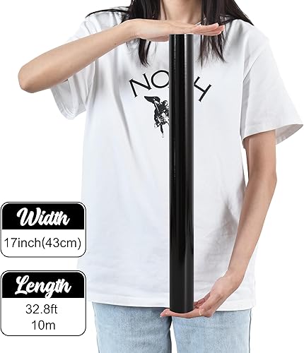 Miniatura 5 de BEISHIDA Rollo de papel de regalo metálico negro, 17 pulgadas x 32.8 pies, papel de regalo para múltiples ocasiones