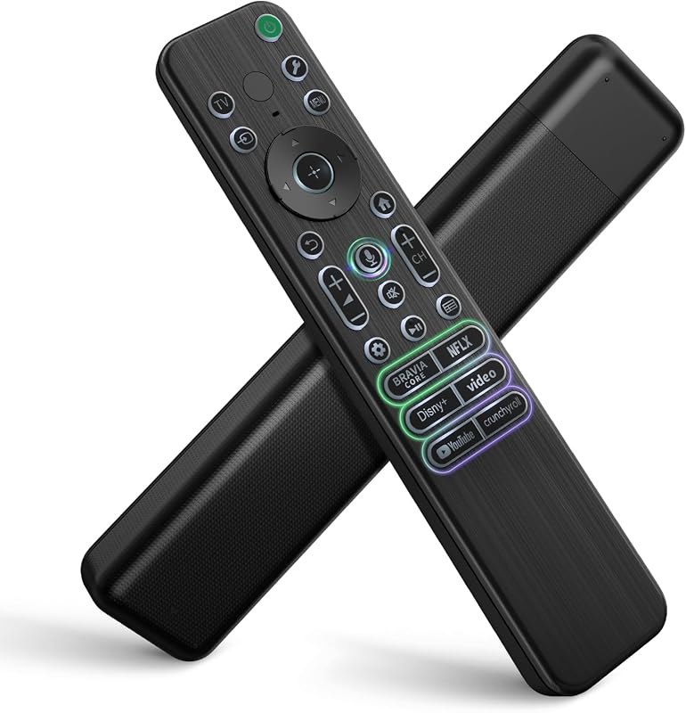 Replacement-for-Sony-TV-Remote, for Sony Bravia Google 4K TV with Backlit | Voice Search, Backlight Buttons, 6 Shortcuts, ABS Materials, Wide Compatibility