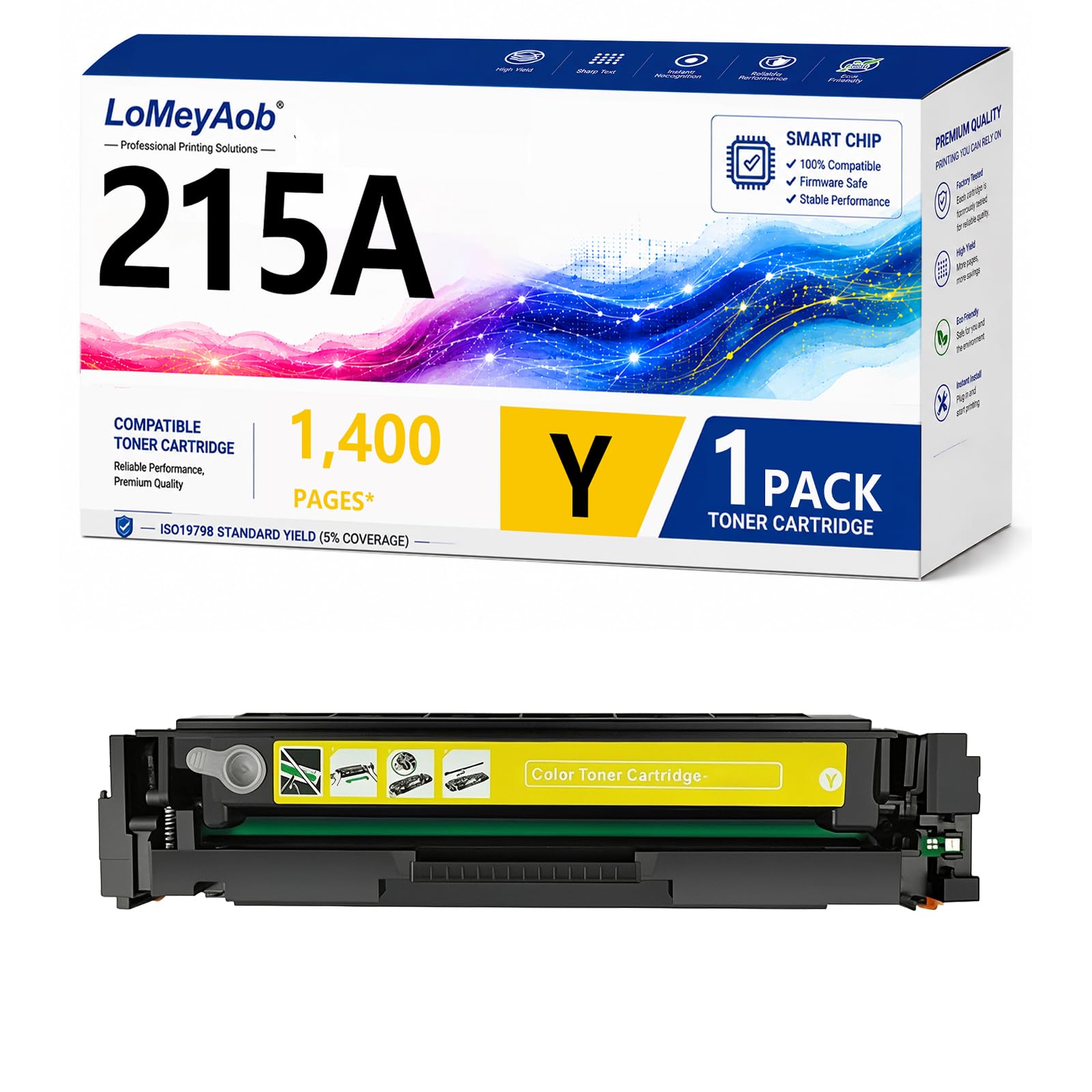 Cartucho de tóner 216A, reemplazo de Alto Rendimiento para la Impresora HP LaserJet M155A M155DW M155NW M182N M182NW M183RW M183FDW, Colores Ricos
