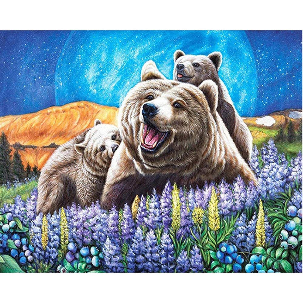 30 X 40 Cm Diamond Painting, Lot De 4 Diy Broderie Diamant Kit De