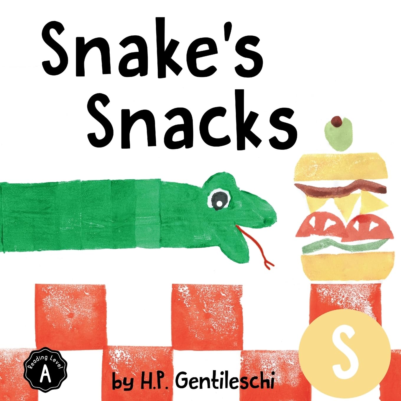 Snake's Snacks: The Letter S Book (AlphaBOX Alphabet Readers collection) Paperback – Large Print, November 29, 2018
