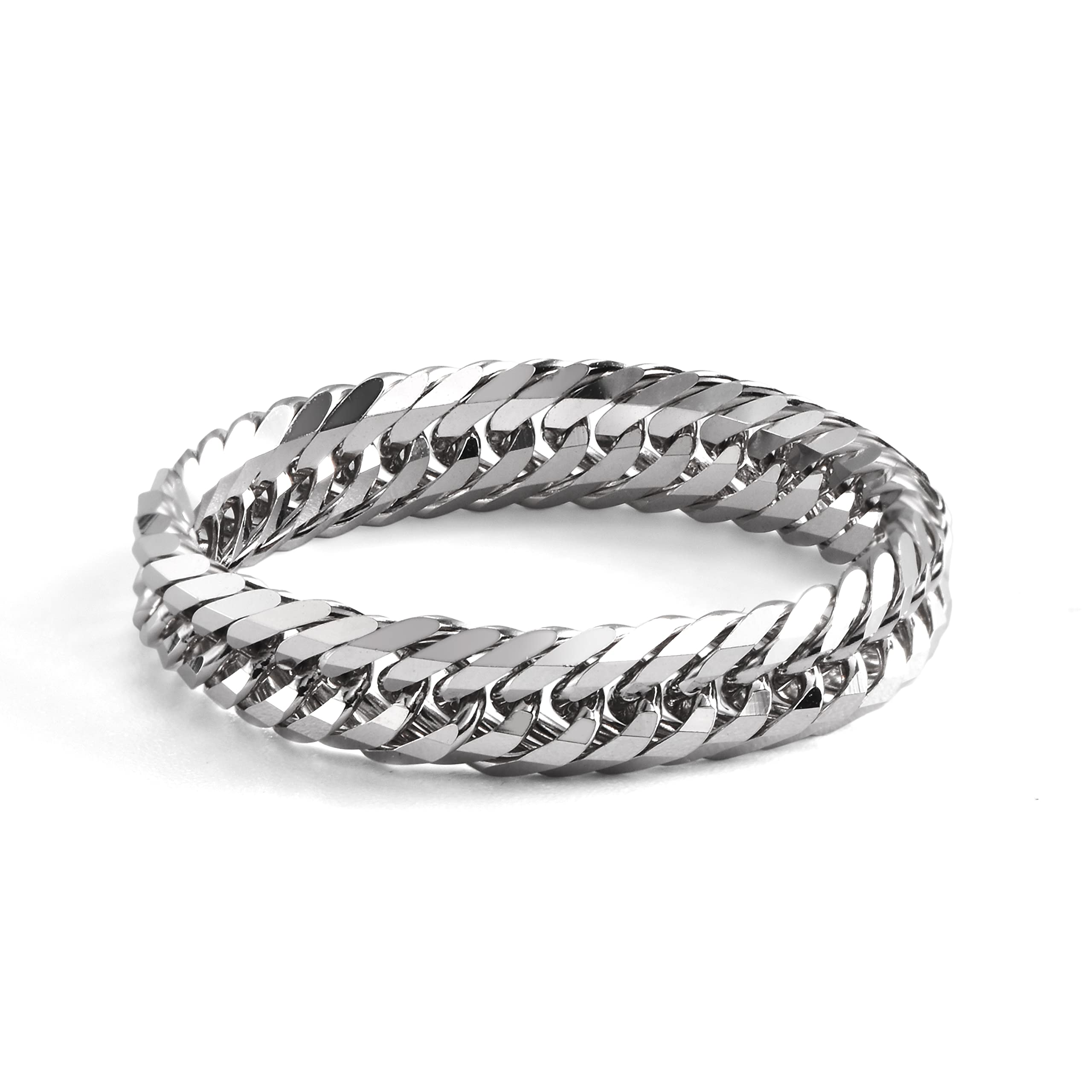 Amazon | [SPERANZA] [スペランツァ] Pt850 プラチナ 喜平 リング 12面