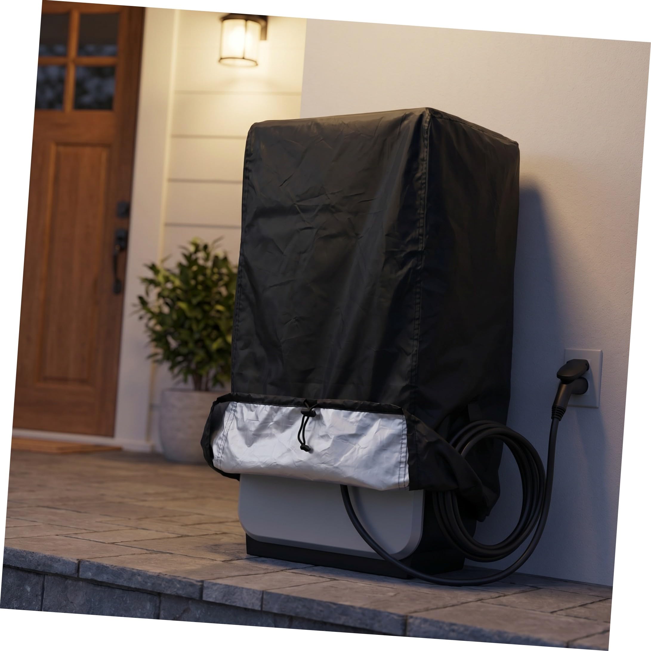 Copertura Antipioggia e Antipolvere Resistente per Colonnina di Ricarica Auto Elettrica Protezione Solare e Facilità di Installazione per Veicoli Elettrici e Ambienti Esterni