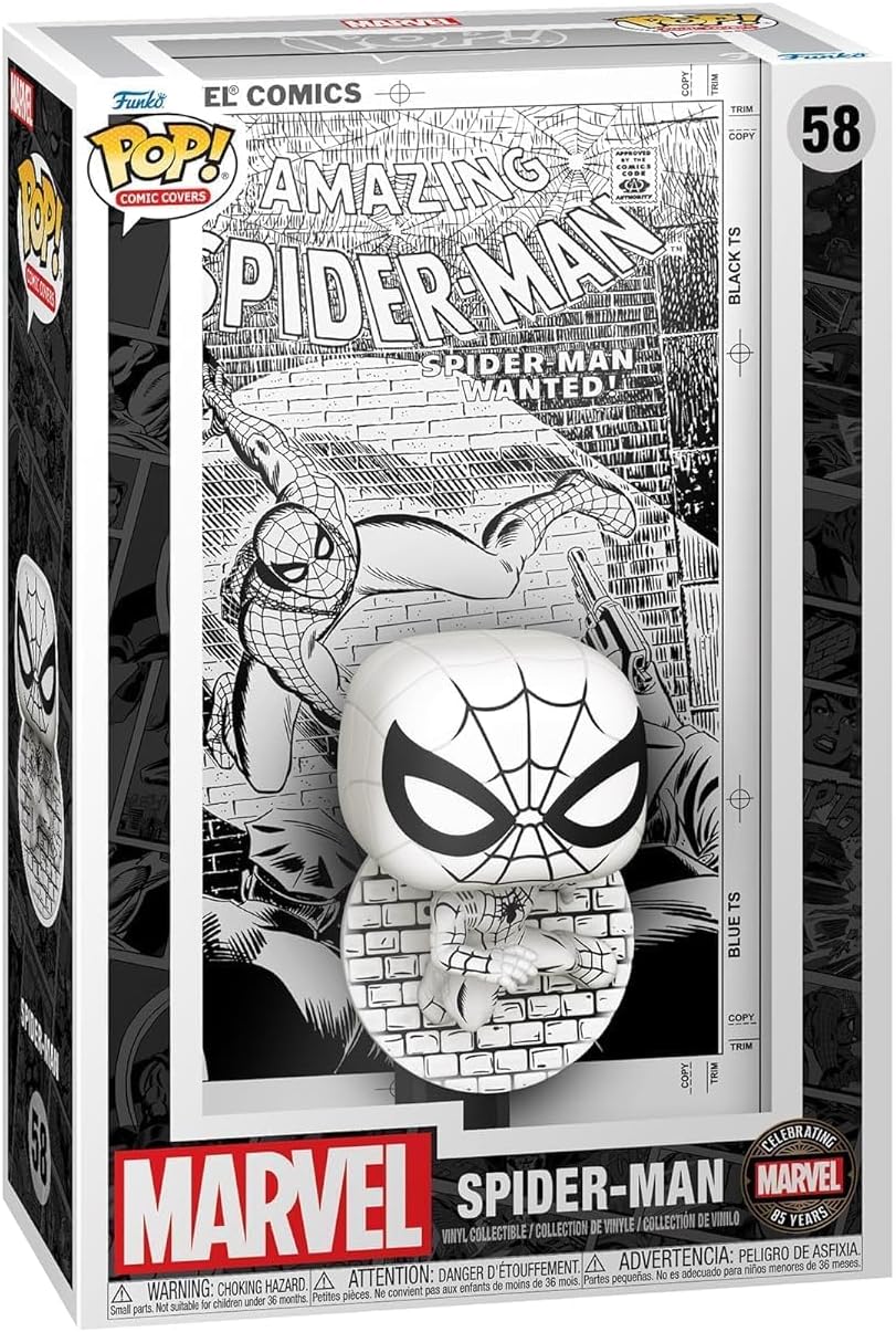 Funko POP! Comic Cover: Marvel's 85th - Spider-Man - Spider-Man​ - Marvel Comics - Collectable Vinyl Figure - Gift Idea - Official Merchandise - for Kids & Adults - Movies Fans