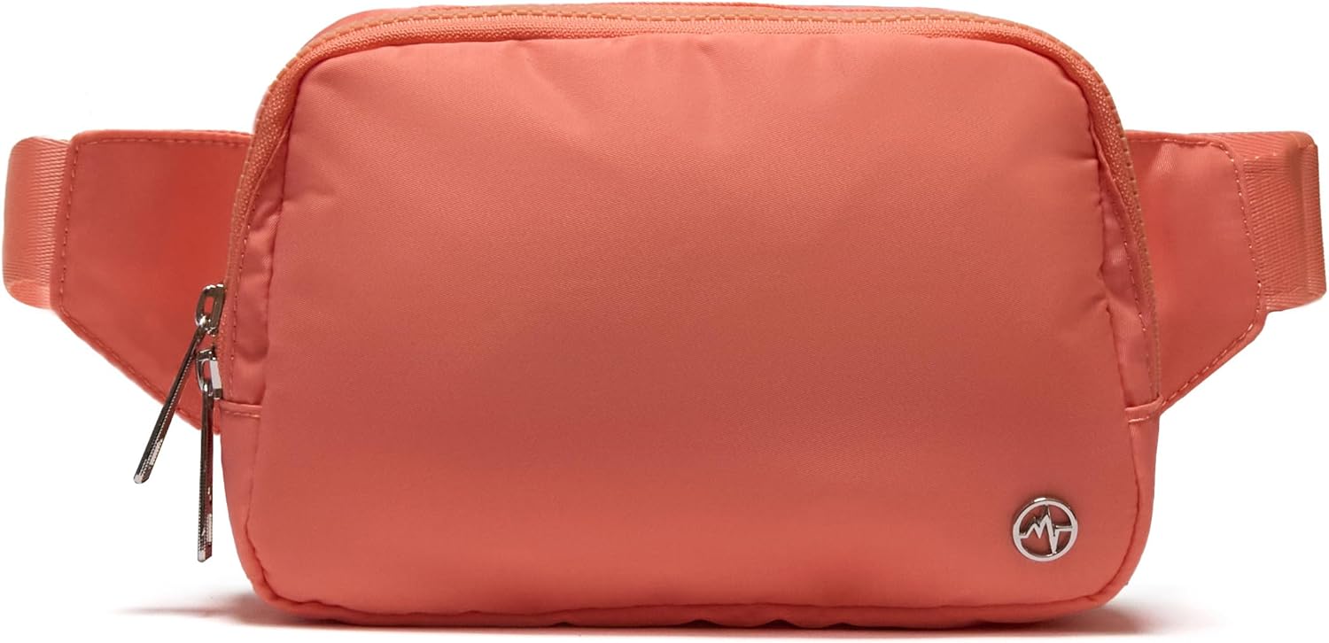 Pander Belt Bag Large 2L, Nylon Fanny Pack Purse for Women and Men with Adjustable Strap