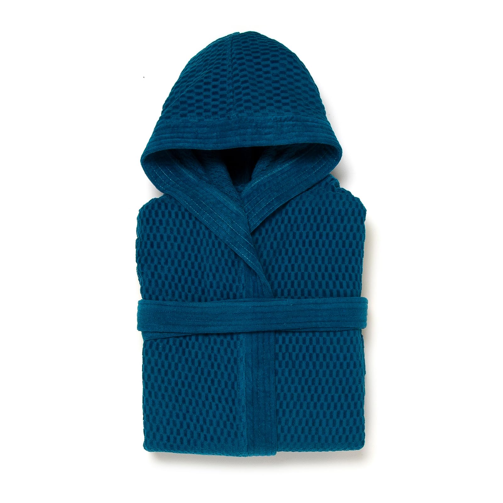 PARAMAISON Accappatoio 420 gr Unisex, Collezione Diamont Luxury, 100% Cotone, Spugna Morbida e Leggera con Cappuccio, Cintura e Tasche|M > XXL |