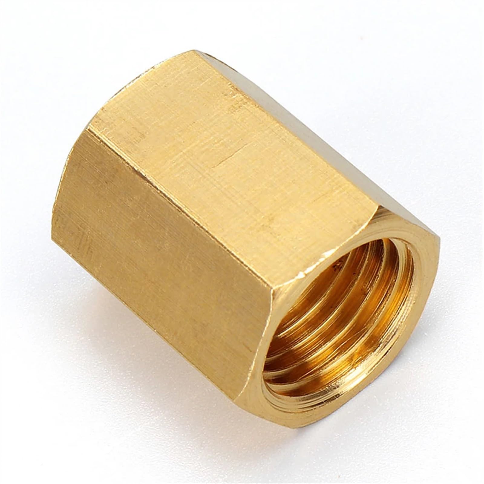 Mosiężna złączka do rur Wąż miedziany Łącznik sześciokątny Szybkozłączka Gwint żeński 1/8" 1/4" 3/8" 1/2" 3/4" BSP do wody paliwa gazowego (kolor: KH-10)
