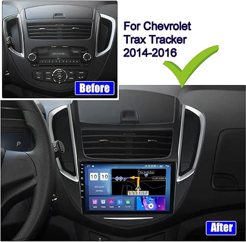 Miniatura 2 de Estéreo de coche Android 11 con reproductor multimedia de unidad principal de 9 pulgadas para Chevrolet Trax Tracker 2014-2016 navegación GPS con