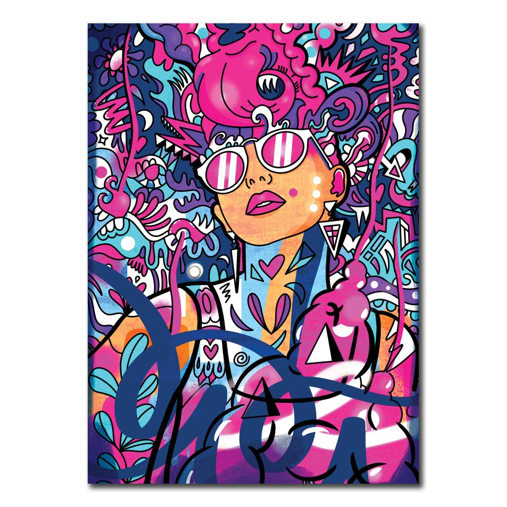 Future Greeting Card/Psychedelic Birthday Card/Blank Card