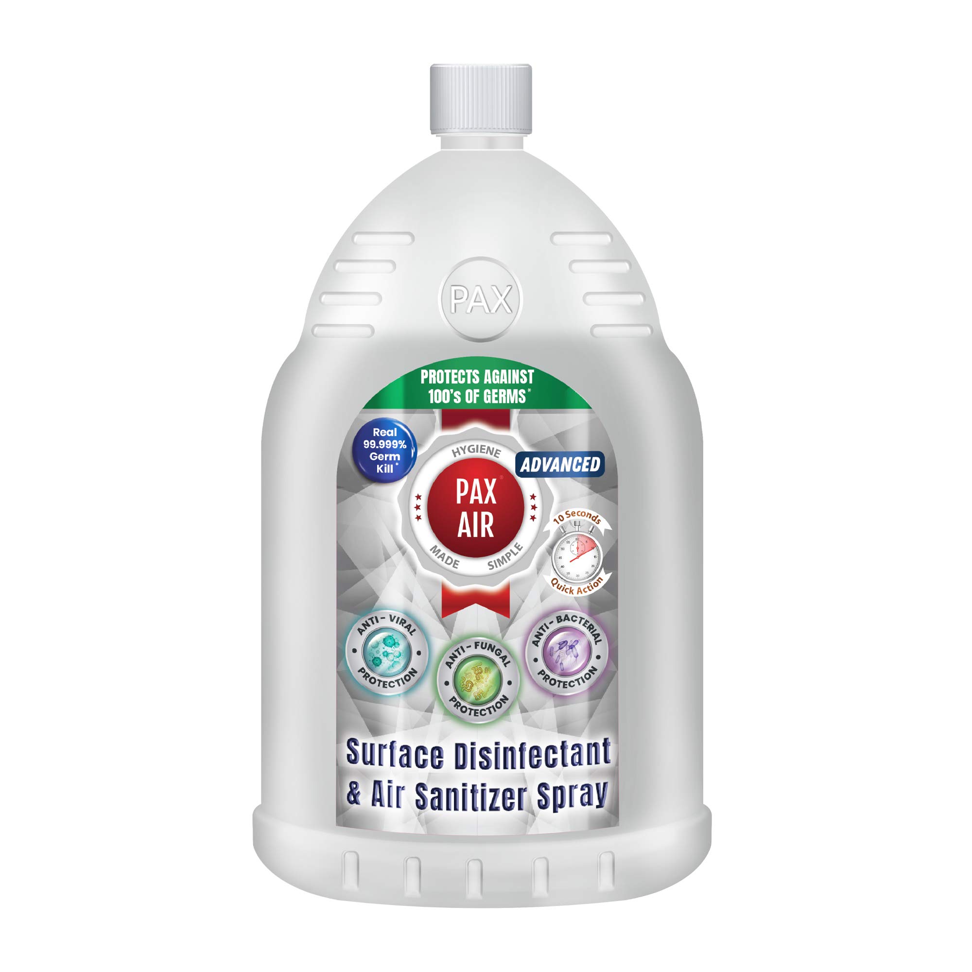 PaxAir Advanced Surface Disinfectant & Air Sanitizer Extra Strong Spray, 1L (B091DTWCNW) Amazon Price History, Amazon Price Tracker