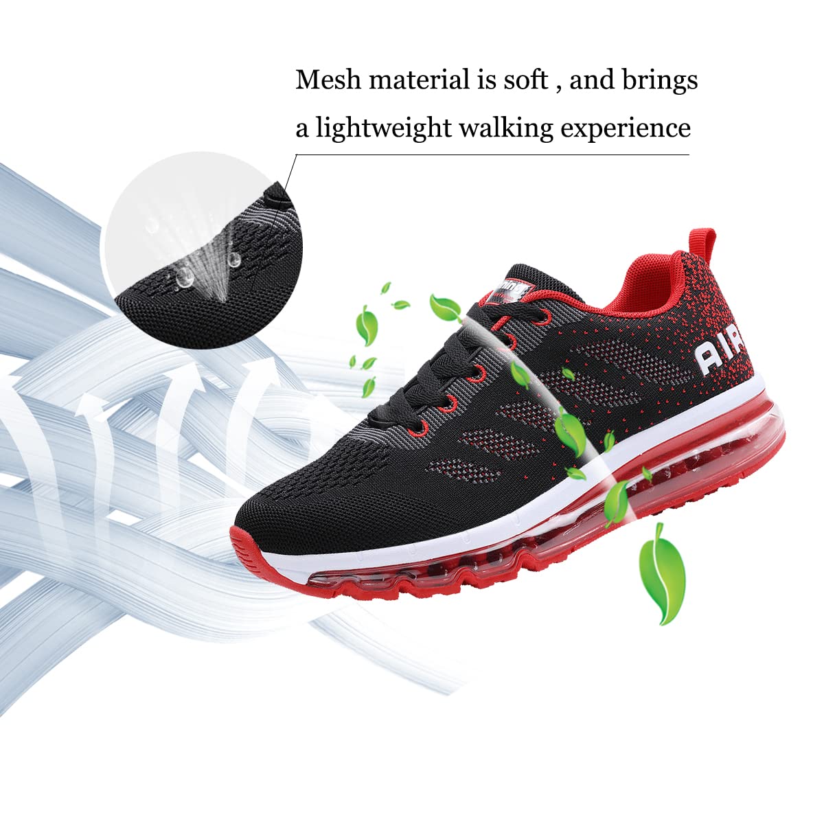 sotirsvs Uomo Donna Air Scarpe Running Sneakers da Ginnastica Corsa Casual da Fitness Scarpe da Tennis Jogging Sportive 34-46 EU