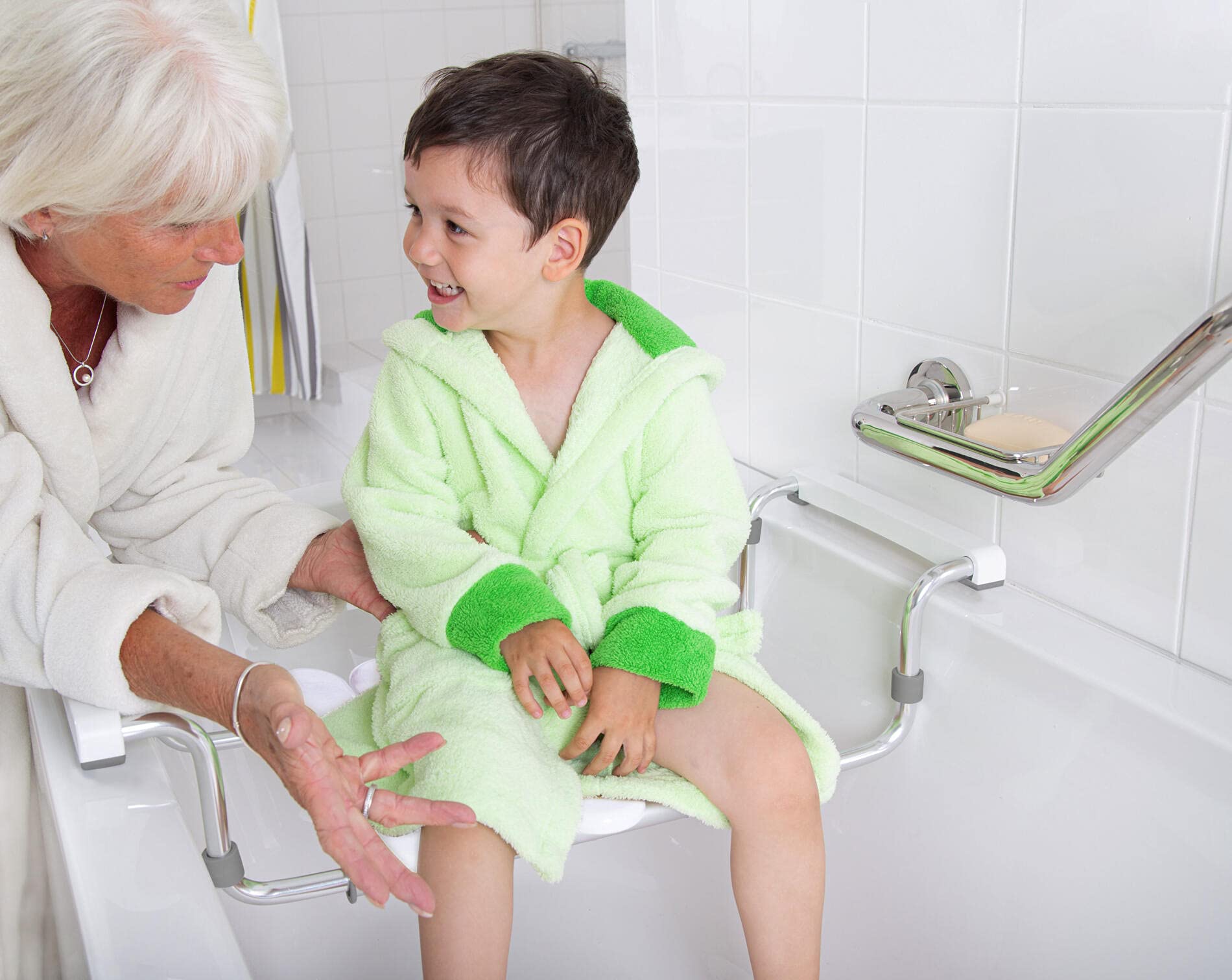 RIDDER Asiento de bañera Pro blanco