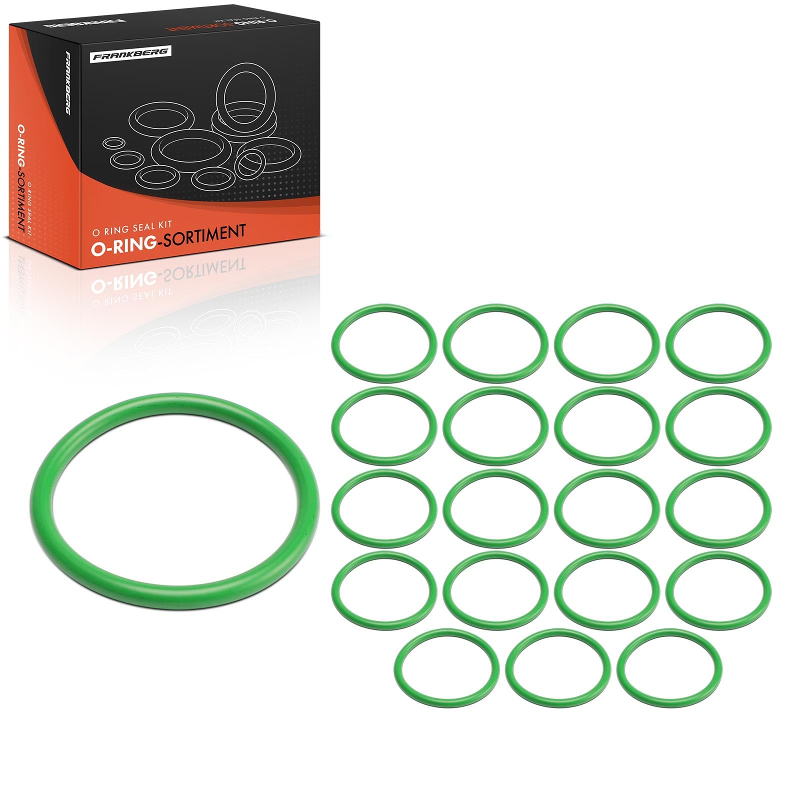 Frankberg Juego de juntas tóricas para aire acondicionado (20 unidades) | Exact ID(66.34±0.51mm), Exact CS(5.33±0.13 mm), HNBR, 20 unidades