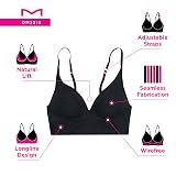 Maidenform Women's Seamless Lift Bralette, Wireless Long-Line Convertible Tank-Style Bralette
