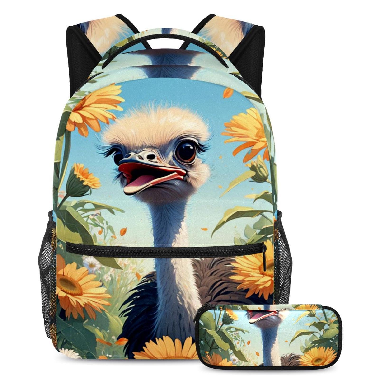 Sac à dos de voyage multicolore idéal pour le collège et week-end